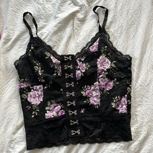 Floral crop top